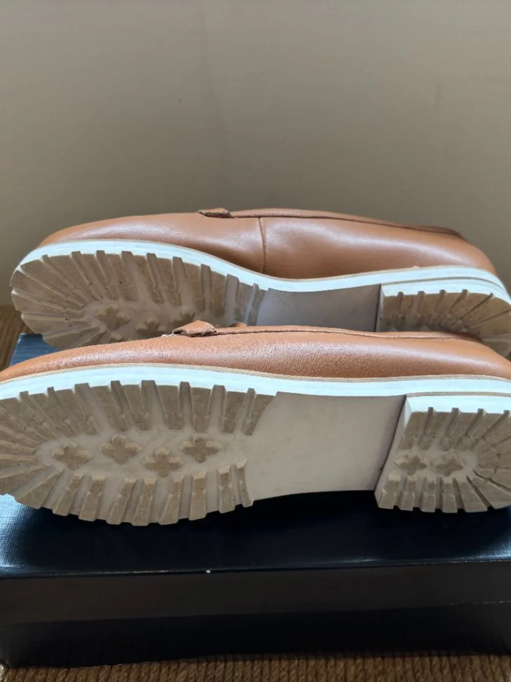 Talbots Havana Tan Laura Link Leather Loafers – Size 10M - Picture 5 of 14